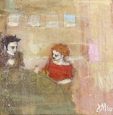 Lot 1222 - Jorunn MULEN Understanding You Oil on canvas...