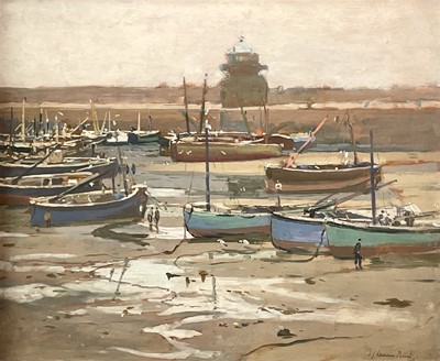 Lot 122 - Samuel John LAMORNA-BIRCH (1869-1955) Low Tide,...