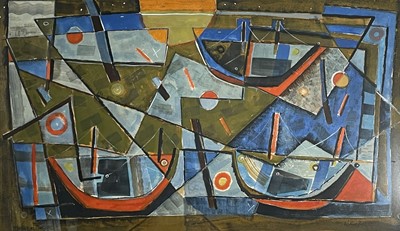 Lot 132 - William BLACK (20th Century British) Harbour...