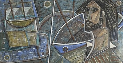 Lot 134 - William BLACK (20th Century British) Fisherman...