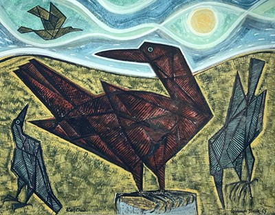 Lot 143 - William BLACK (20th Century British) Red Crow...