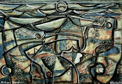 Lot 144 - William BLACK (20th Century British) Rocks and...