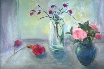 Lot 168 - Edwina BROADBENT (1945) Floral Conversation...
