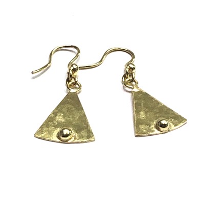 Lot 2726 - A pair of 18ct gold Joseph E ''Red'' Simpson...