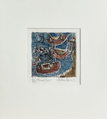 Lot 158 - William BLACK (20th Century British) Moored...