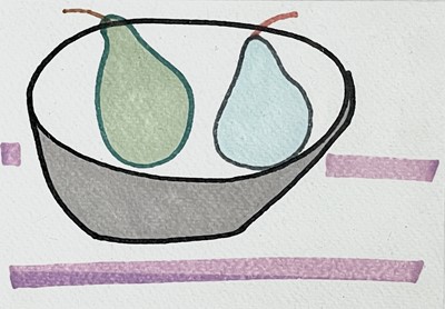 Lot 57 - Jessica COOPER (1967) What a Pair Pen on paper...