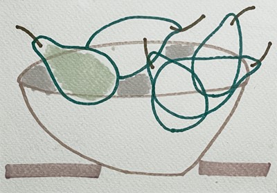 Lot 59 - Jessica COOPER (1967) Chilled Pears Pen on...