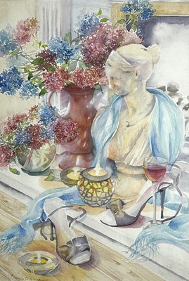 Lot 403 - Maggie O'BRIEN Hydrangeas & High Heels...