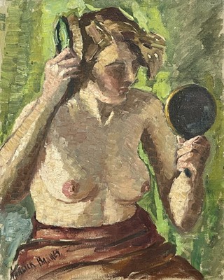 Lot 20 - Garlick BARNES (1891-1987) A Portrait of a...