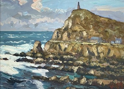 Lot 248 - Bob VIGG (1932-2001) Cape Cornwall Oil on...