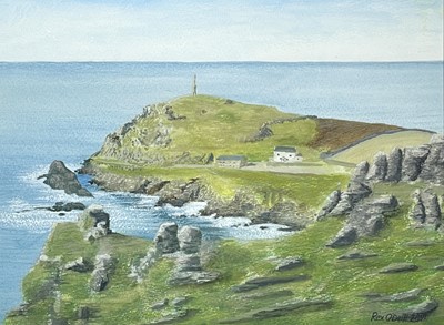 Lot 252 - Rex O'DELL (1964) Cape Cornwall Gouache Signed...