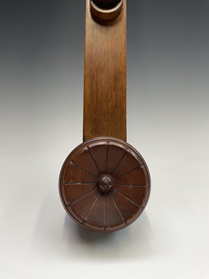 Lot 2902 - A Victorian walnut stick barometer, by J Hicks,...