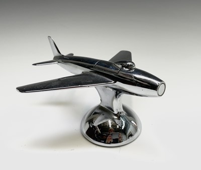 Lot 24 - A Dunhill 'Sabre' jet fighter table lighter,...