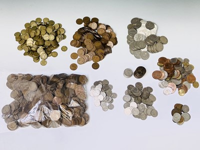 Lot 15 - Great Britain pre decimal coinage A box...