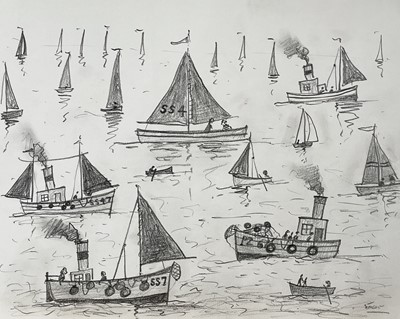 Lot 385 - Simeon STAFFORD (1956) Sail and Steam Day...