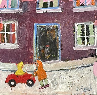 Lot 286 - Simeon STAFFORD (1956) My Best Friend Oil on...