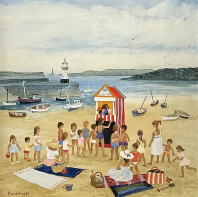 Lot 2 - Brenda KING (1934-2011) Punch & Judy, St Ives...