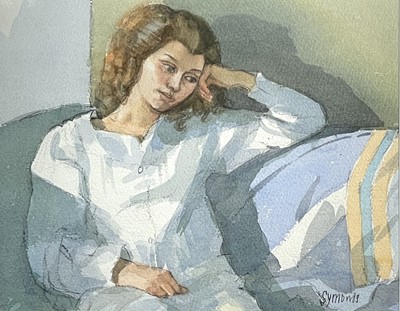 Lot 406 - Ken SYMONDS (1927-2010) Val Watercolour Signed...
