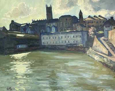 Lot 384 - Bob VIGG (1932-2001) Inner Harbour, Penzance...