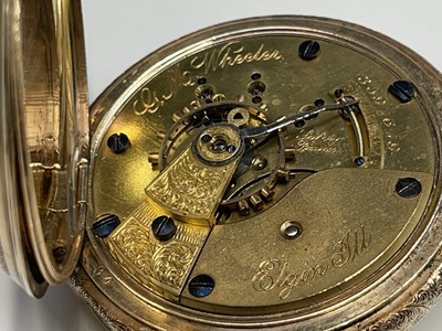 Lot 8 - An Elgin National Watch Co full hunter gold...