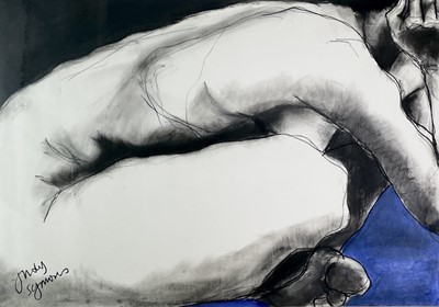 Lot 283 - Judy SYMONS (XX-XXI) Doing Yoga on a Blue Mat...