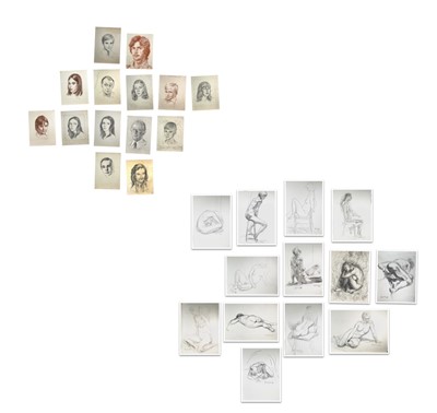 Lot 1013 - Alec WILES (1924) Nude drawings A collection...