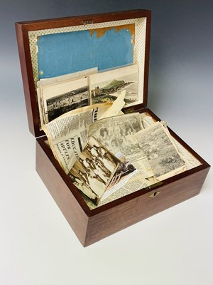 Lot 908 - Postcards and Newspaper cuttings of mostly...