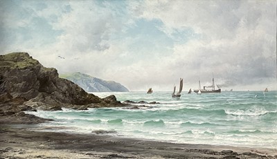 Lot 395 - David JAMES (1853-1904) A South West Breeze,...