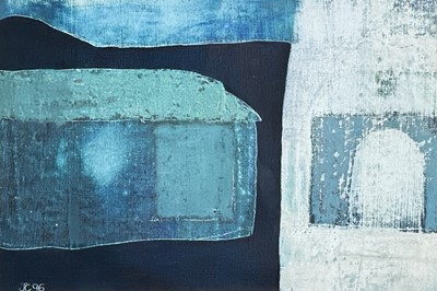 Lot 223 - Jessica COOPER (1967) Where Two Barns Meet...