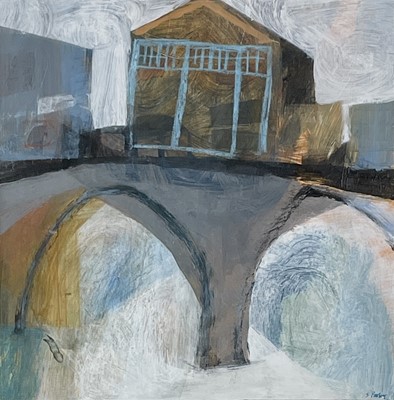 Lot 228 - Simon POOLEY (1955) Coombe Bridge III Mixed...