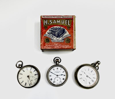 Lot 7a - A Victorian silver cased open face key wind...