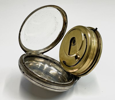 Lot 21 - A Victorian silver cased open face key wind...