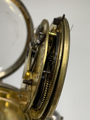 Lot 21 - A Victorian silver cased open face key wind...