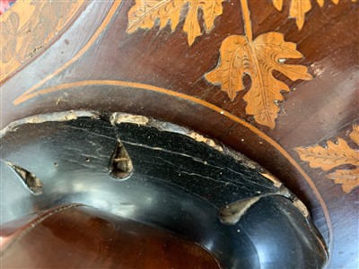 Lot 3498 - A fine 19th century Irish Killarney yew wood...