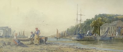 Lot 257 - Carl VERNON The River Mouth, Looe, Cornwall...