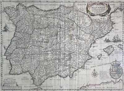 Lot 688 - after HESSEL GERARDO. 'Typus Hispaniae.' Spain...