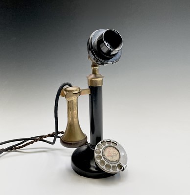 Lot 41 - A brass, painted metal and bakelite...