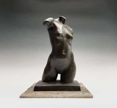 Lot 1047 - Alec WILES (1924) Female Torso Cold cast...