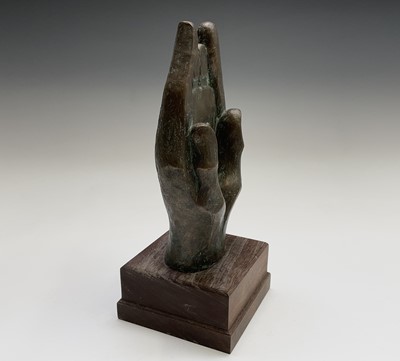 Lot 1048 - Alec WILES (1924) Hands Cold cast bronze...