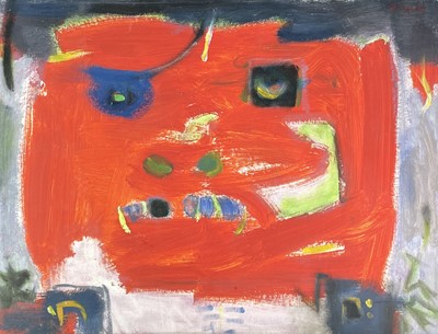 Lot 1000 - Alec WILES (1924) Untitled Oil on board Signed...