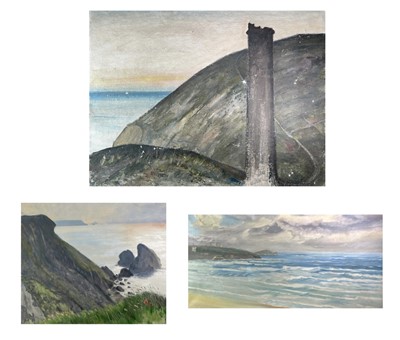 Lot 1018 - Alec WILES (1924) The North Cliffs Towards...