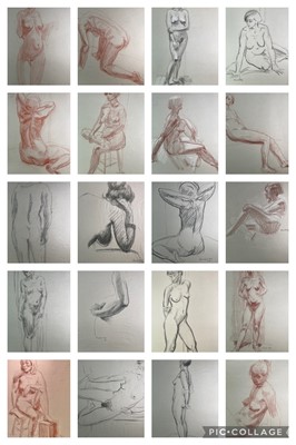 Lot 1023 - Alec WILES (1924) Nude drawings A collection...