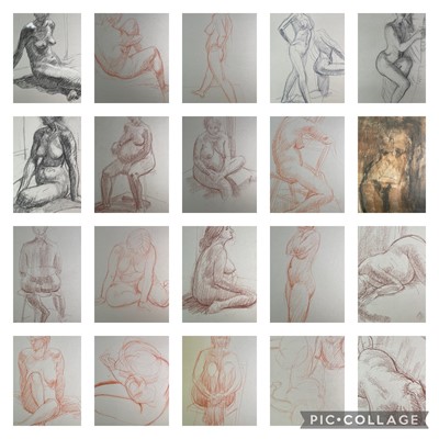 Lot 1024 - Alec WILES (1924) Nude drawings A collection...