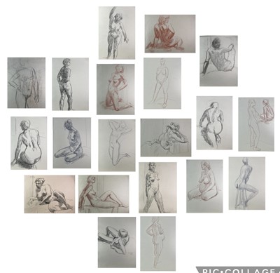 Lot 1025 - Alec WILES (1924) Nude drawings A collection...