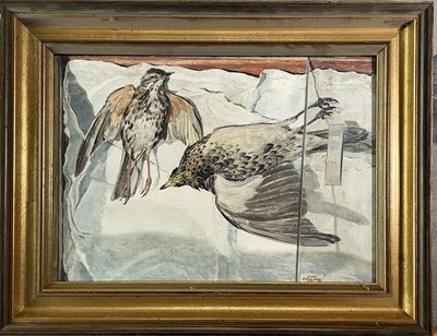 Lot 1030 - Alec WILES (1924) Bass Oil on canvas laid down...