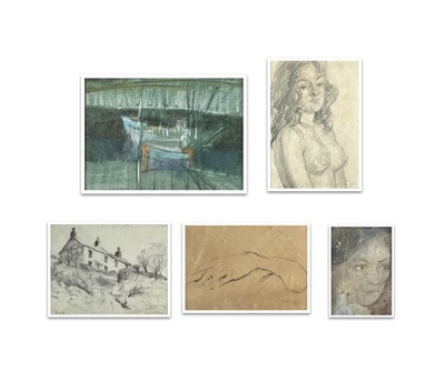 Lot 1041 - Alec WILES (1924) Five small works