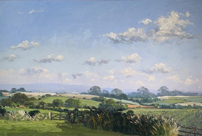 Lot 43 - John MILLER (1931-2002) Cornish Landscape Oil...