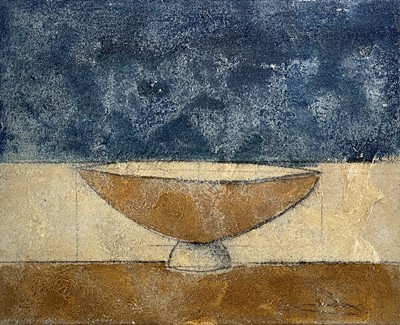 Lot 279 - William WAITE Still Life Tempera on canvas...