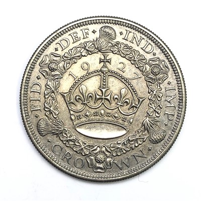 Lot 2672 - A 1927 crown, uncirculated.