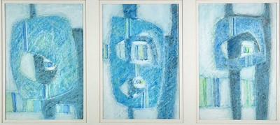 Lot 219 - Terry WHYBROW (1932-2020) A Triptrych Painting...